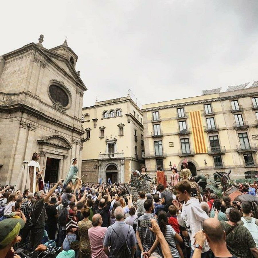 Comitiva de la Cabalgata de la Mercè este sábado / TWITTER