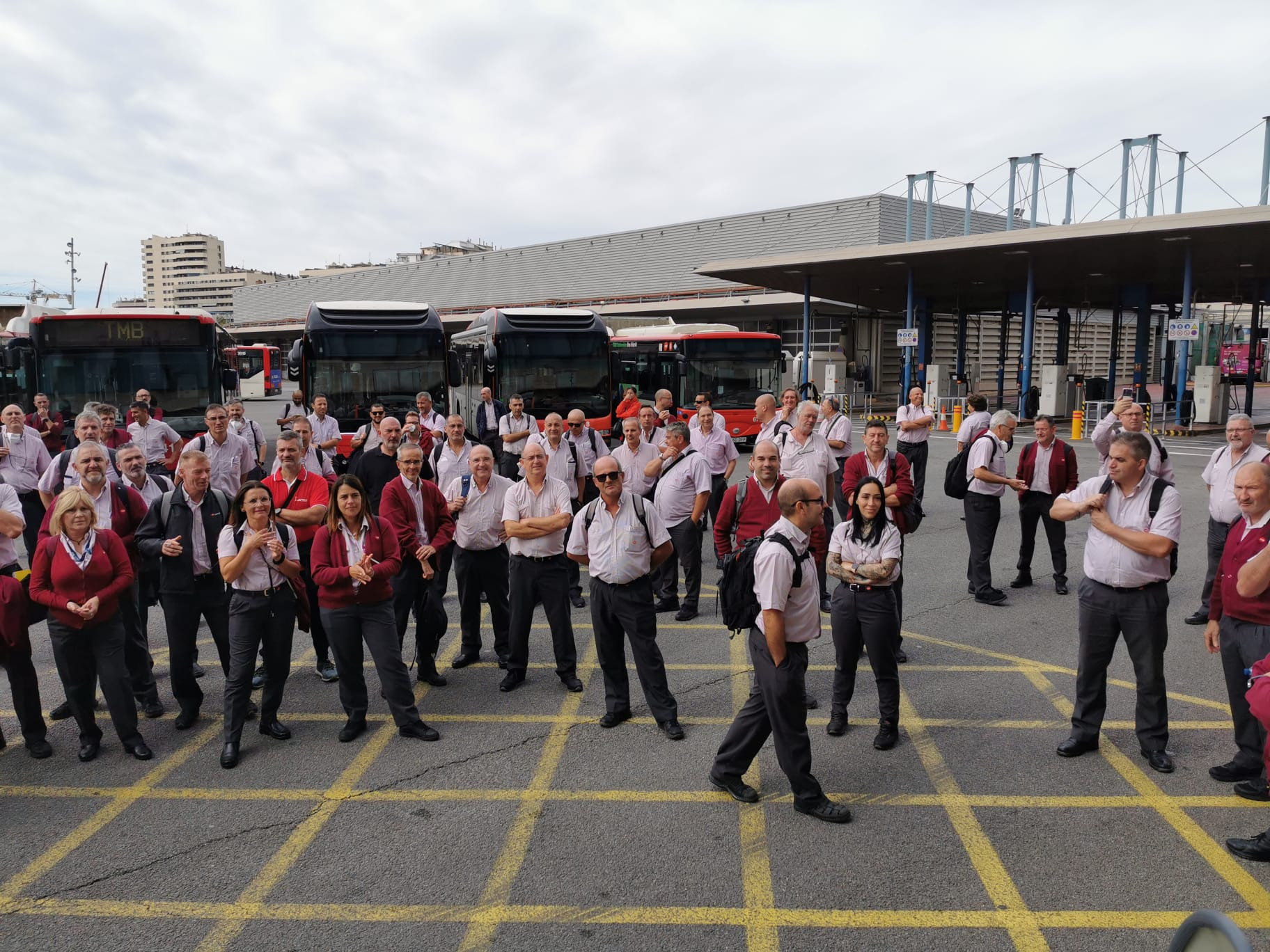 Trabajadores de TMB en huelga / CGT BUS