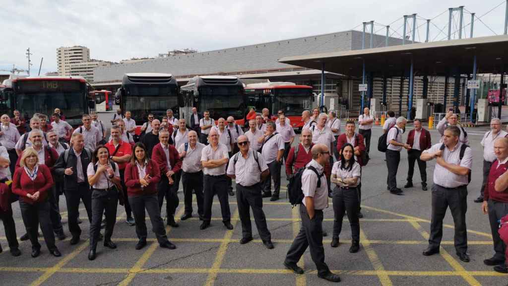 Trabajadores de TMB en huelga / CGT BUS