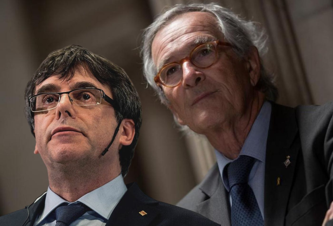 Fotomontaje de Xavier Trias y Carles Puigdemont