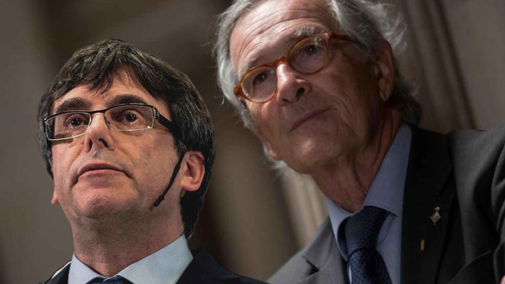 Fotomontaje de Xavier Trias y Carles Puigdemont