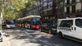 Tráfico en la ronda de Sant Pere / METRÓPOLI - RP