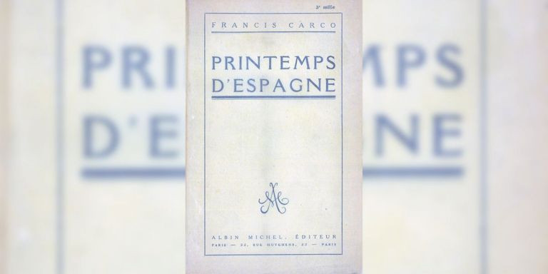 Portada de la primera edicion en francés de Printemps d'Espagne (1929)