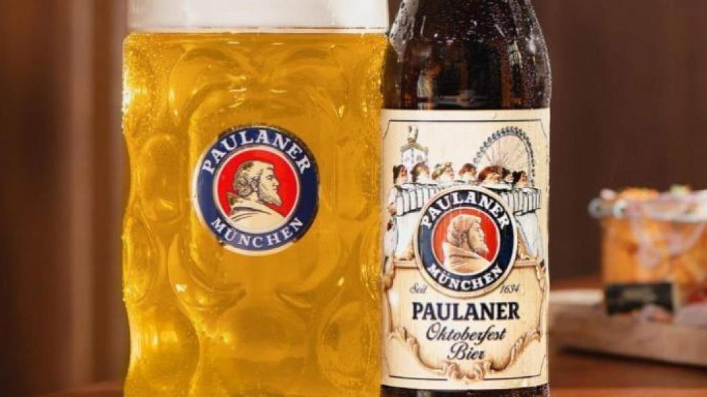 Cerveza Paulaner, que se sirve en el Oktoberfest / PAULANER