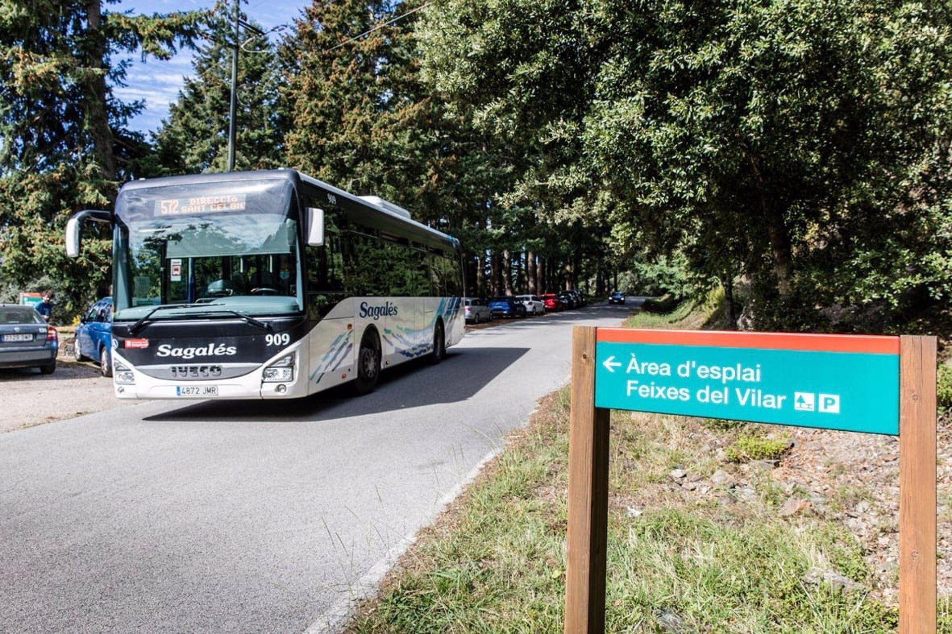 Transporte público en el Parc Natural del Montseny / DIPUTACIÓ DE BARCELONA