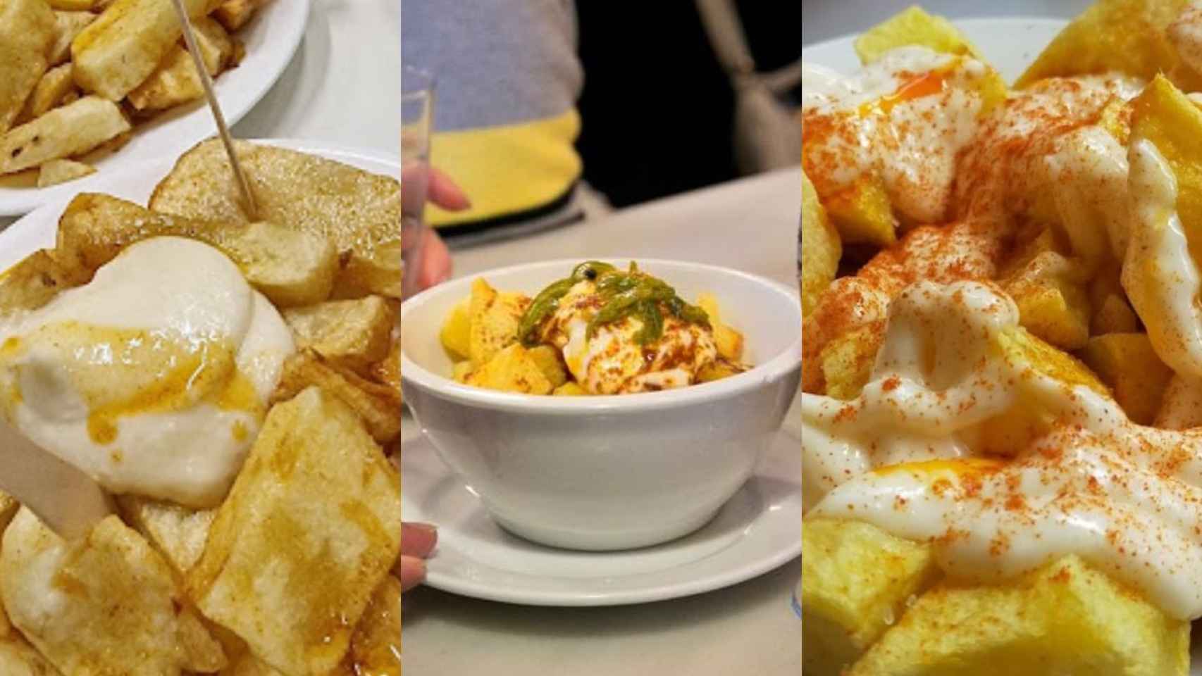 Las tres mejores patatas bravas de Barcelona / GOOGLE MAPS