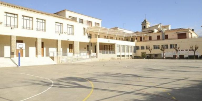 Patio del colegio donde supuestamente se produjeron los hechos / DOMINIQUES