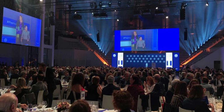 Imagen del auditorio del MNAC, durante el fallo del Premio Planeta / MA