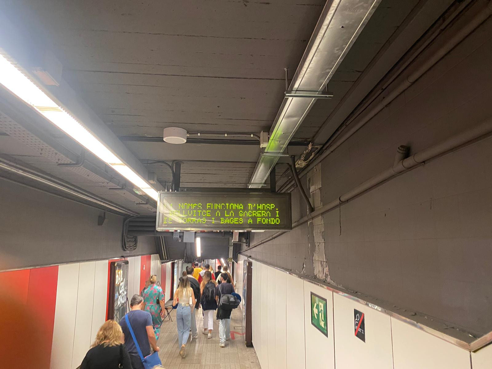 Interior de la estación de metro L1 / ELENA GARRIDO