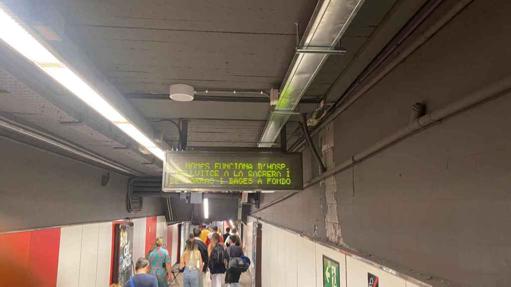 Interior de la estación de metro L1 / ELENA GARRIDO