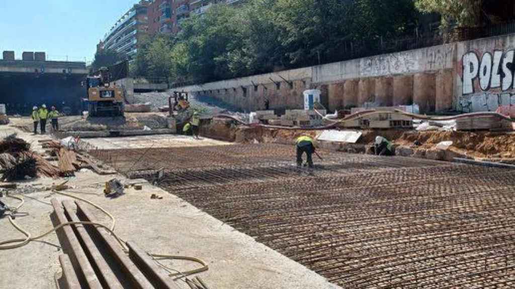 Estado actual de las obras de Adif en Sant Andreu de Palomar / ADIF