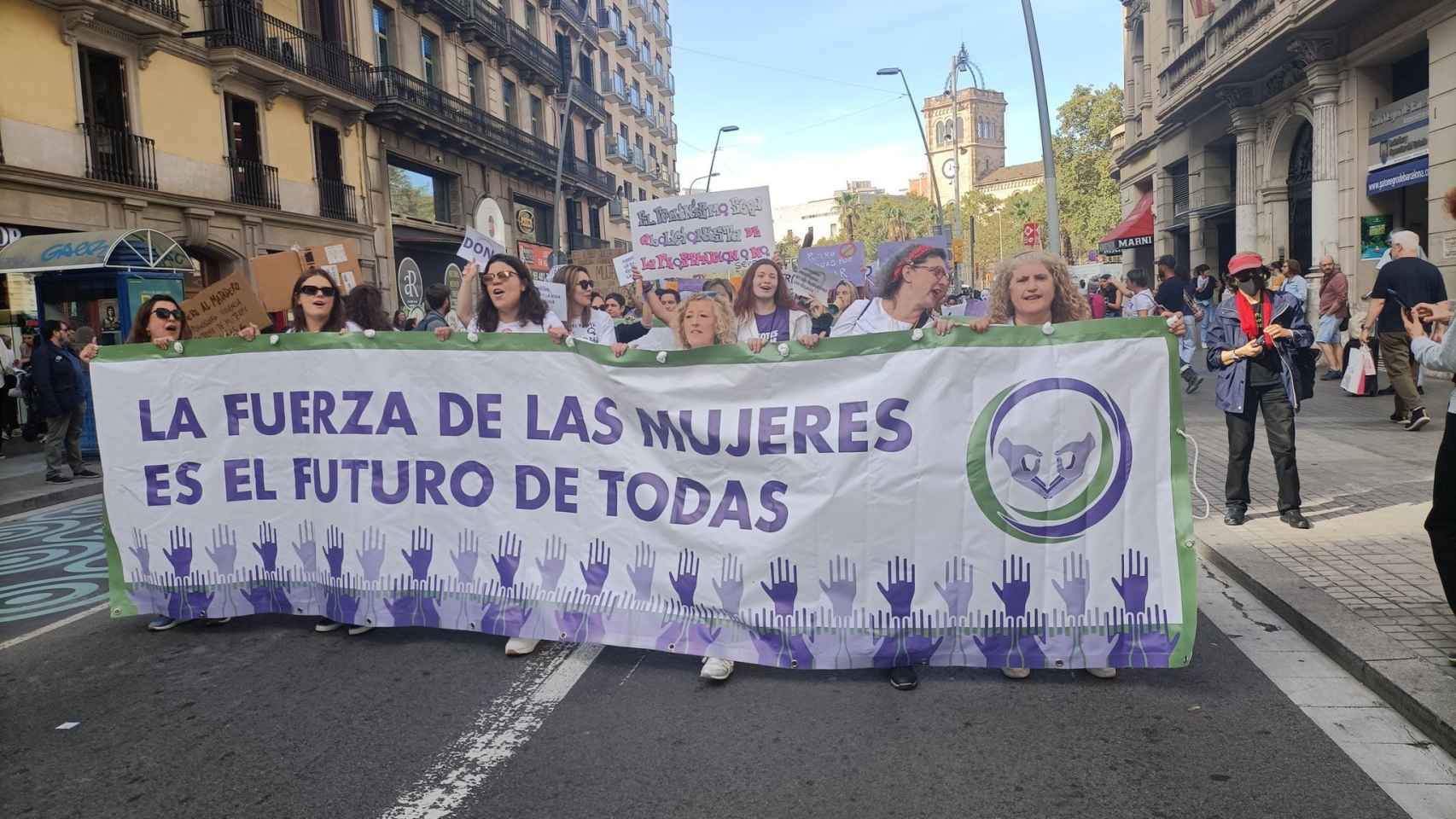 Manifestación por la abolición de la prostitución / TWITTER