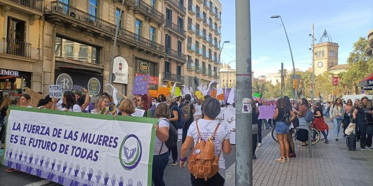 Manifestación por la abolición de la prostitución / TWITTER