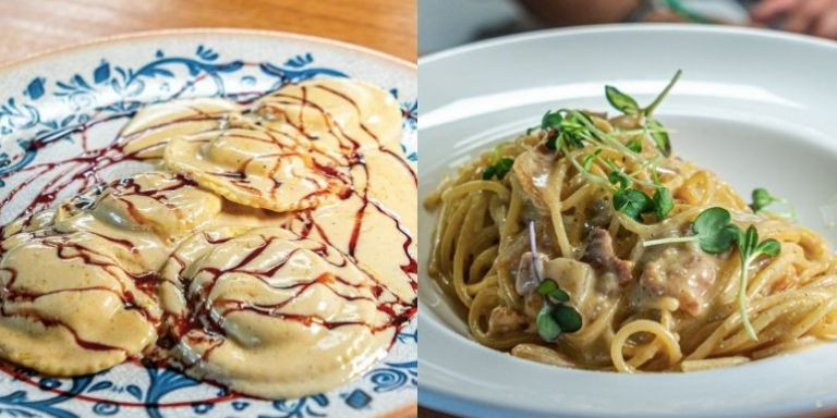 Platos de Luigi, uno de los restaurantes con la mejor pasta fresca de Barcelona / LUIGI