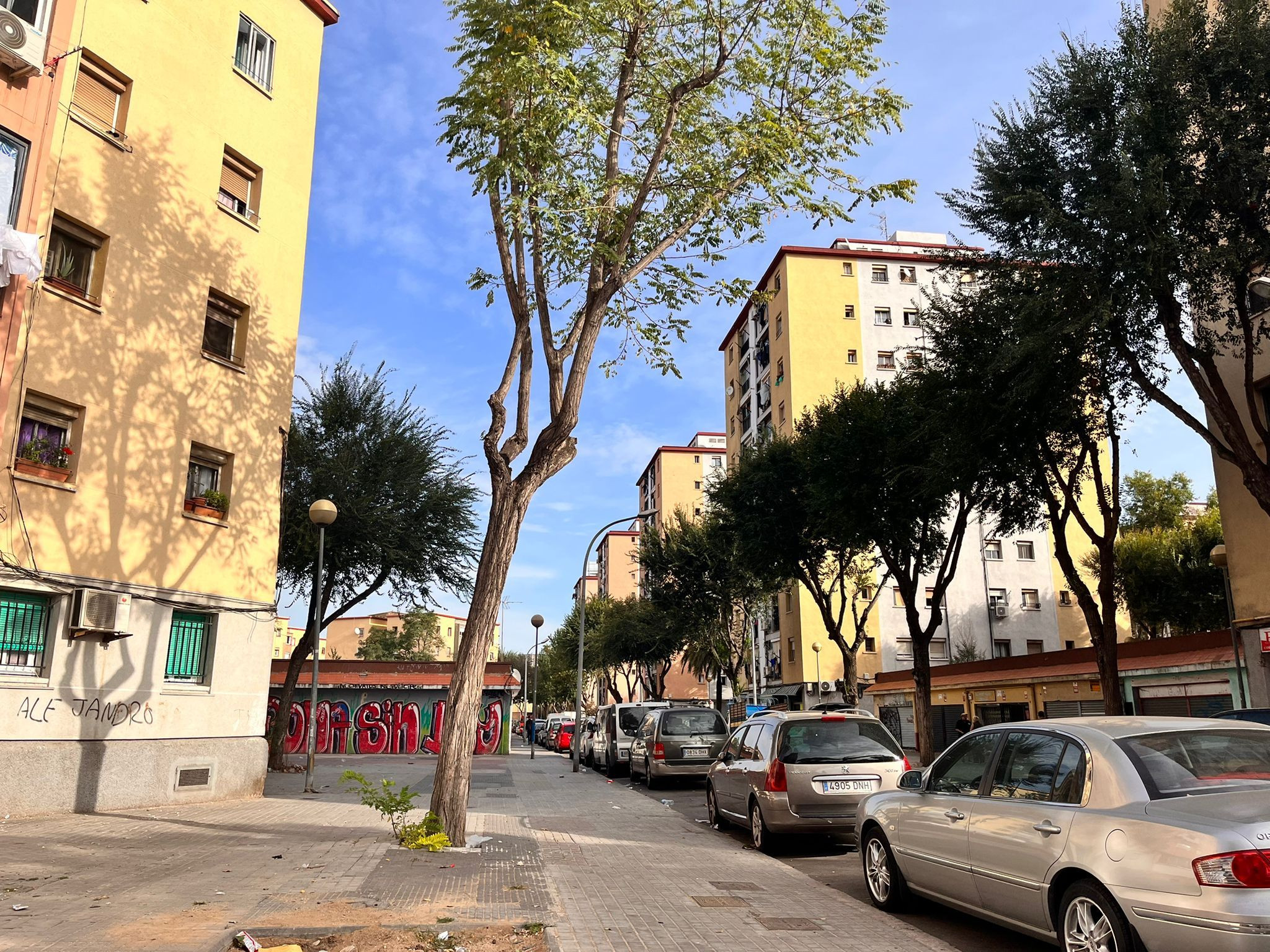 La calle Còrdova de Sant Roc, en Badalona / ÁNGELA VÁZQUEZ