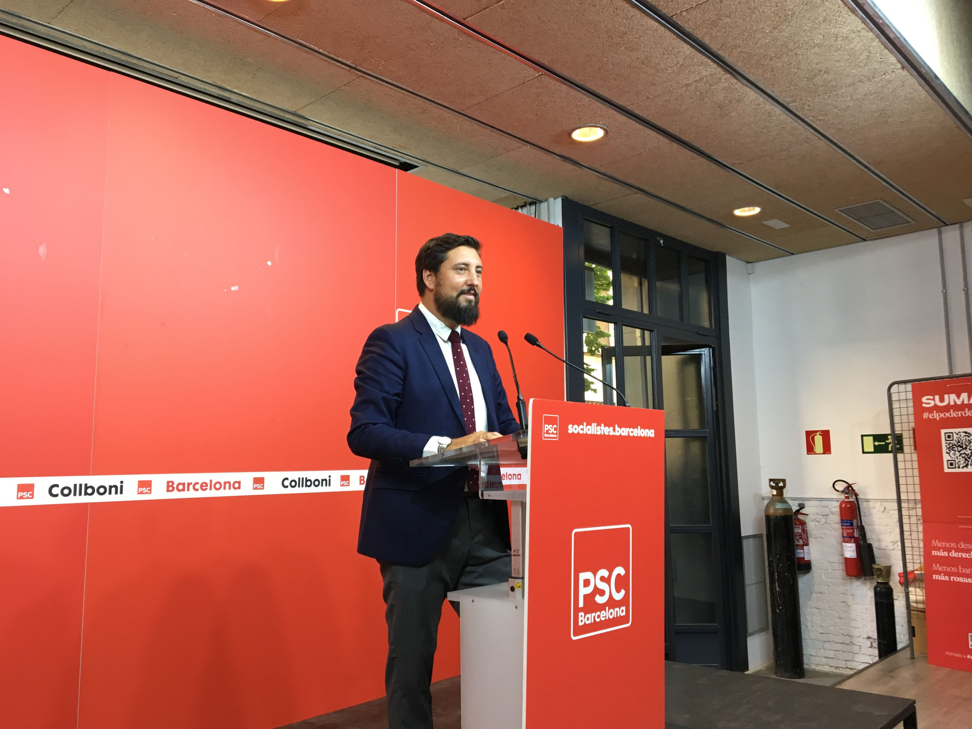 El asesor del PSC en Barcelona, Fernando Carrera / METRÓPOLI - RP