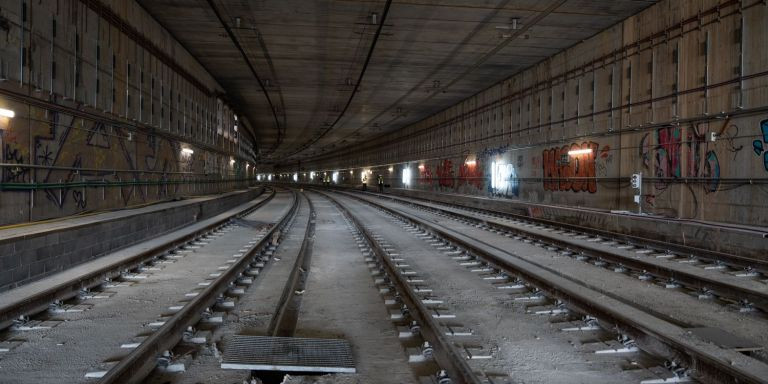 Estado de la construcción del túnel de Sant Andreu de Renfe / LUIS MIGUEL AÑÓN - METRÓPOLI