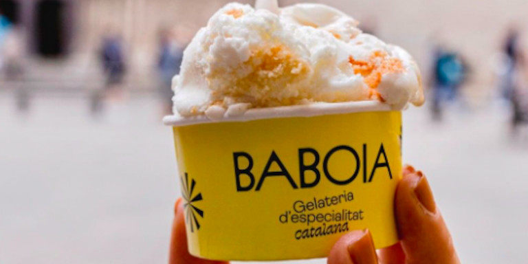 Un helado de la heladería Baboia / INSTAGRAM