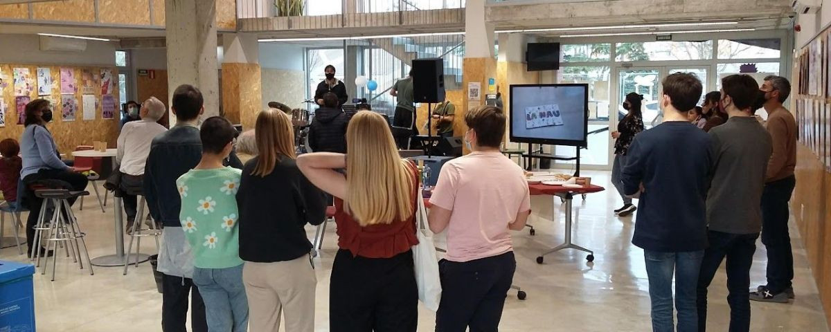 Los jóvenes han contribuido al Espai jove La Nau de Vilafranca del Penedès / DIPUTACIÓN DE BARCELONA