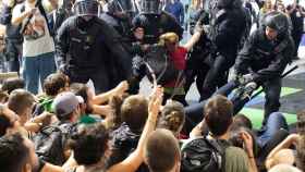 Protesta en el congreso The District / EFE