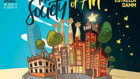 Cartel promocional de 'The Society of art' que se celebrará el domingo en la Antigua Fábrica de Estrella Damm / THE SOCIETY OF ART