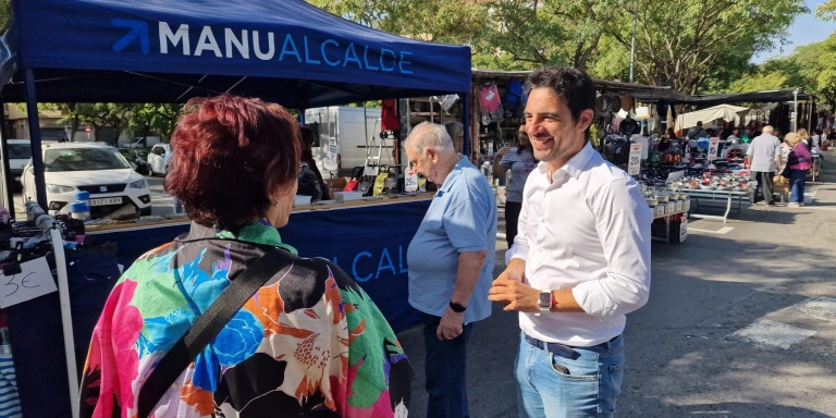 Manu Reyes, este noviembre en un acto de precampaña en Castelldefels / TWITTER MANU REYES