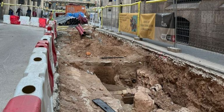 Ratas en las obras de la Via Laietana / JOAN CASTELLÓ