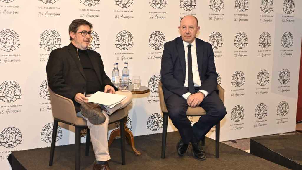 Manel Manchón y Gonzalo Bernardos, en el Círculo Ecuestre / CE