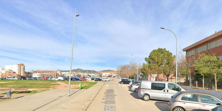 Zona donde se hará el parque de la República de Terrassa / GOOGLE MAPS