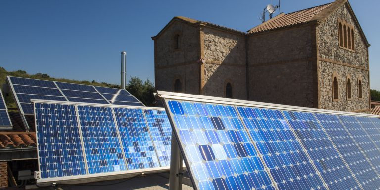 Energía renovable en el centro de información de la Pleta, en el Parc del Garraf / DIPUTACIÓN DE BARCELONA