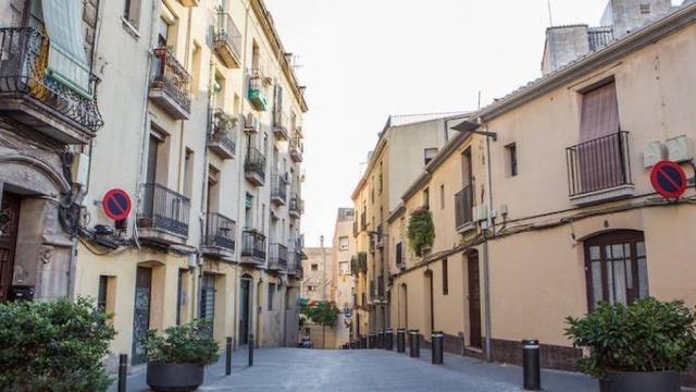 Calle de Ibèria del barrio de Sants de Barcelona