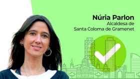 Fotomontaje de Núria Parlon, alcaldesa de Santa Coloma de Gramenet / METRÓPOLI
