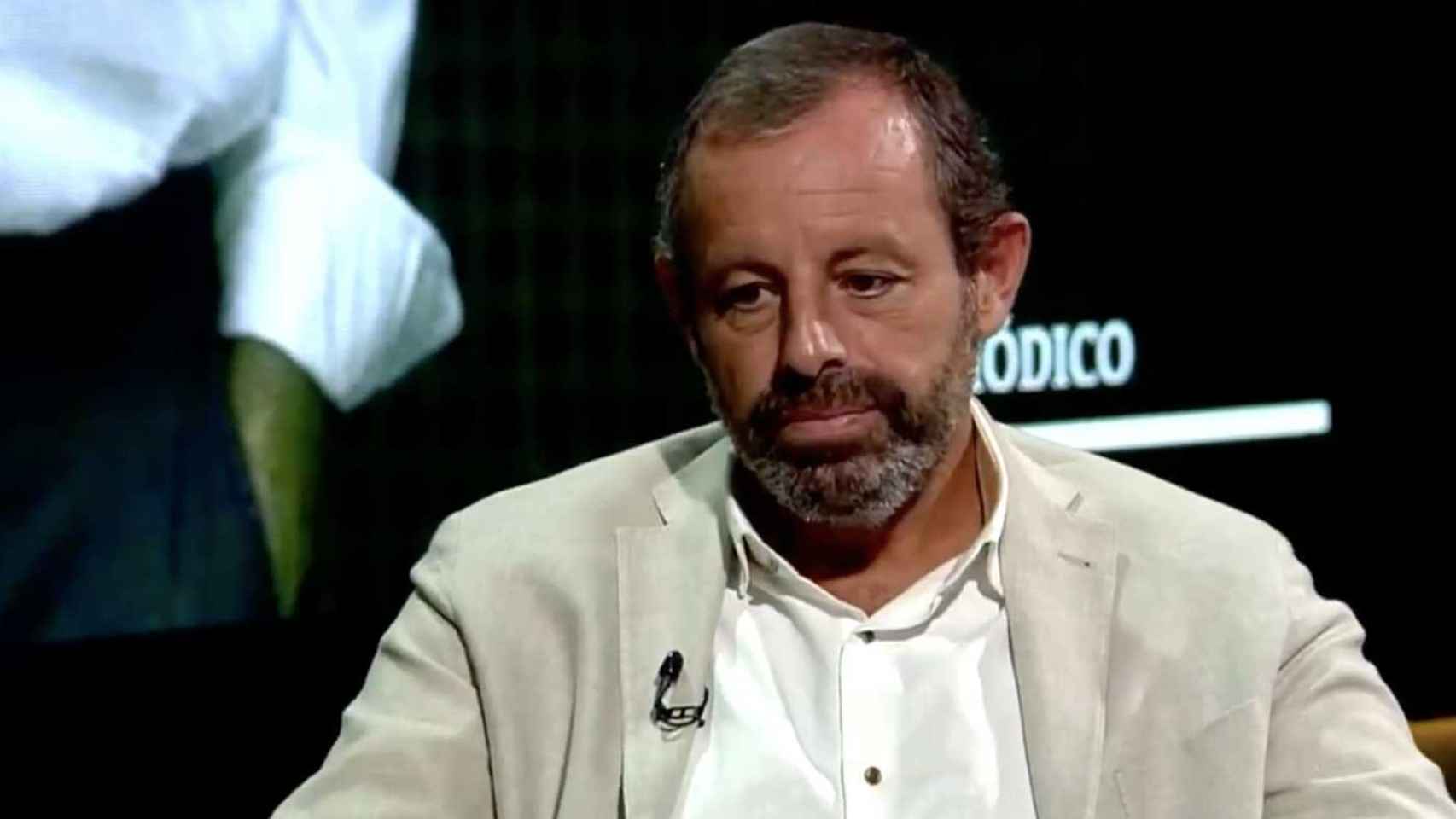 Sandro Rosell, en una entrevista en 8tv / 8TV