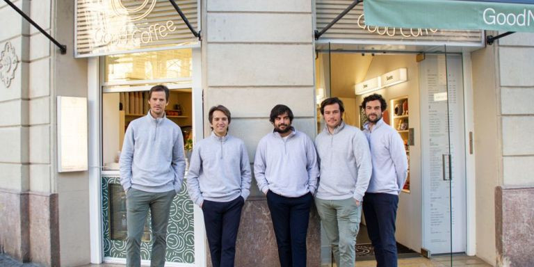  Fernando Conde (Head of Launchings), Jan Barthe (CEO), Alejandro Catasús (Head of Experience), Ignacio Campos (COO), Lucas de Gispert (Head of Expansion) / GOODNEWS