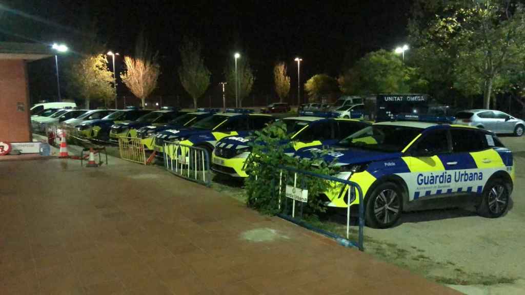 La flota de coches de la Guardia Urbana de Badalona / CEDIDA