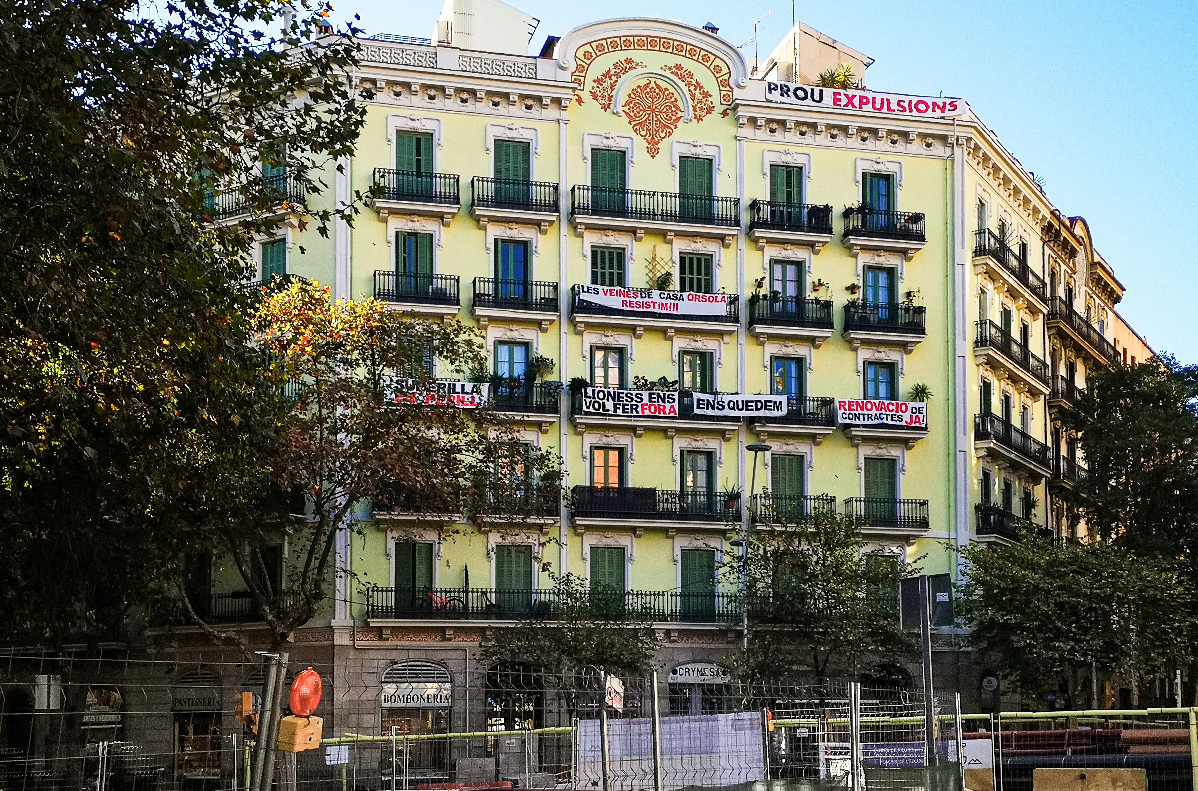 Imagen de la Casa Orsola, en la calle de Consell de Cent