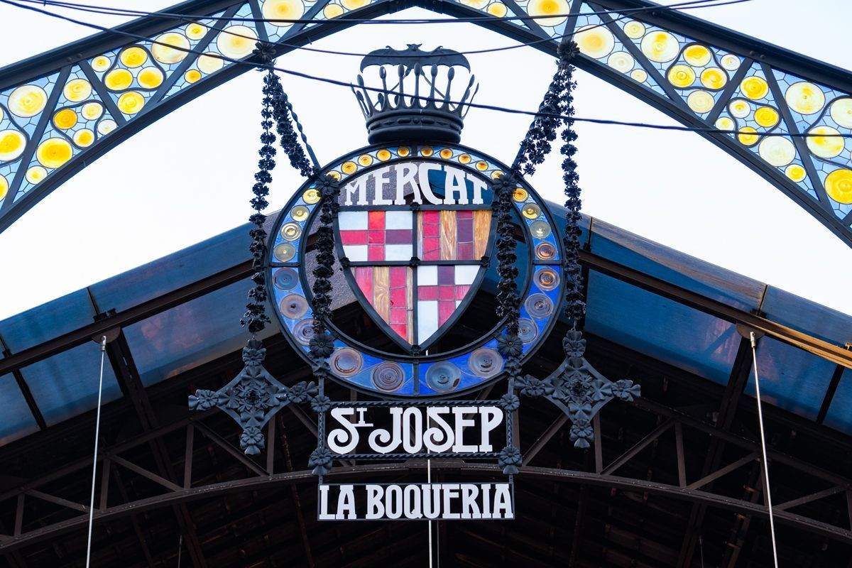 Emblema del mercat de la Boqueria de Barcelona / LUIS MIGUEL AÑÓN - M.A