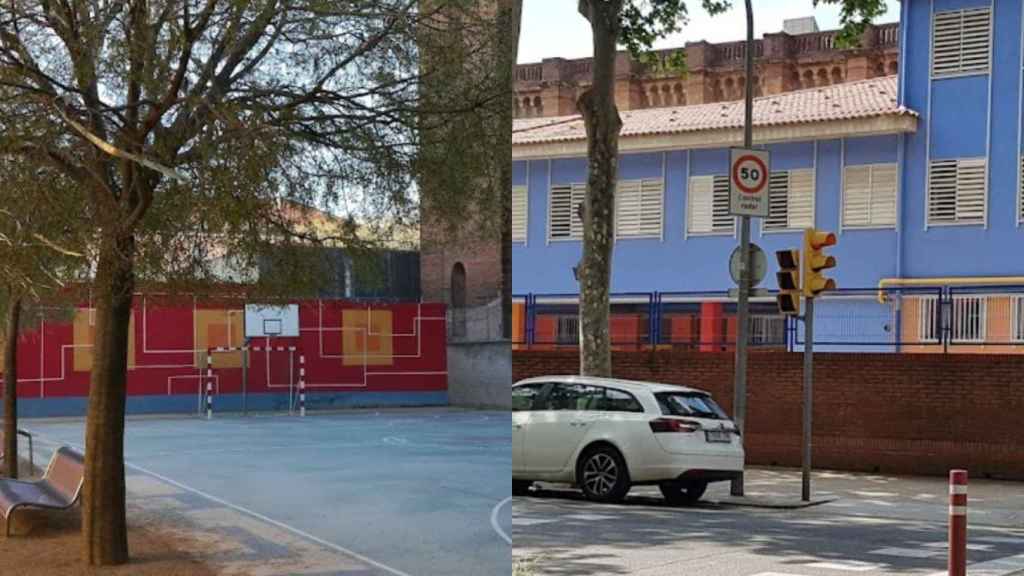 La escuela Brusi de Barcelona, donde hay una grave plaga de ratas / GOOGLE MAPS