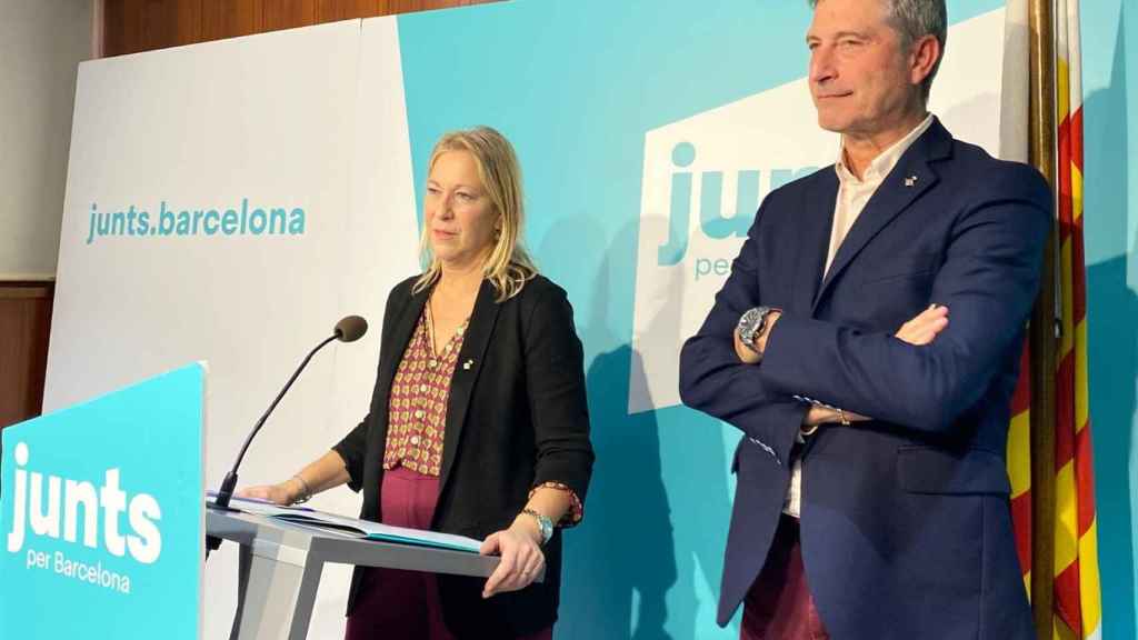 Neus Munté junto con Jordi Martí / EUROPA PRESS