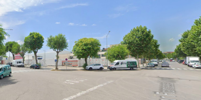 Cruce de calles donde se están construyendo rotondas en Mataró / GOOGLE MAPS