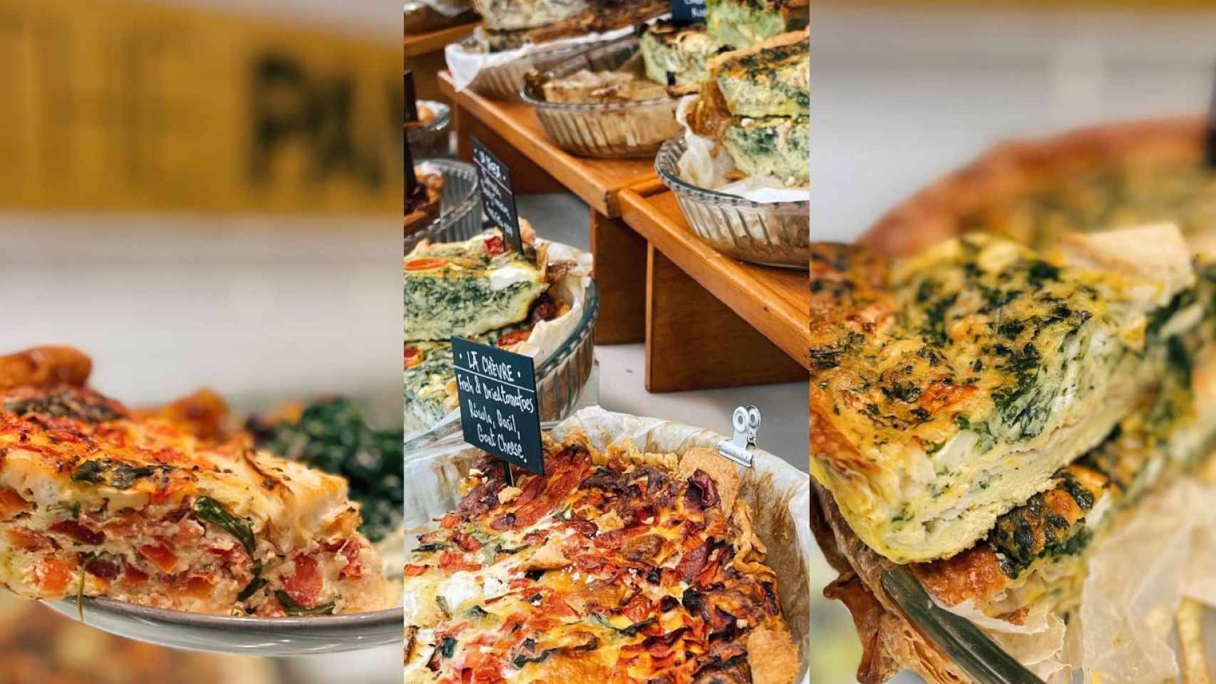 Variedad de las mejores quiches del mundo, que se elaboran en Barcelona según expertos franceses / THE PAN'S CLUB