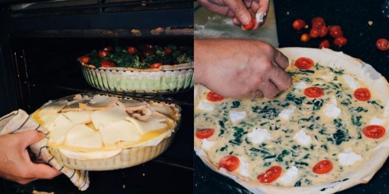 Proceso de elaboración de las quiches / THE PAN'S CLUB