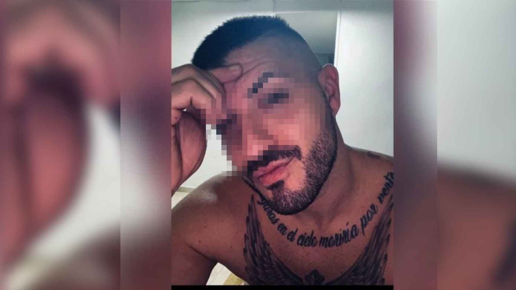 Ricky, el portero que agredió al joven de 26 años en Castelldefels / RRSS