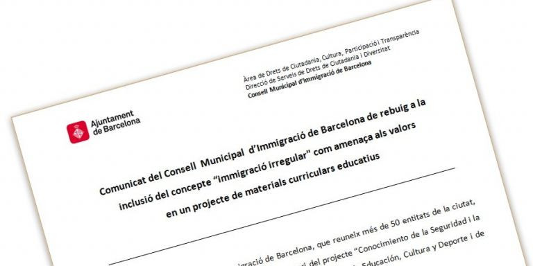 Comunicado emitido por el Ayuntamiento de Barcelona / AJ BCN