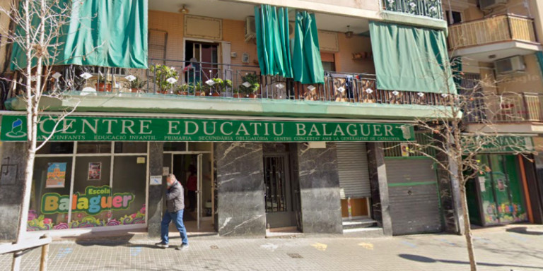 Exterior de la Escola Balaguer de L'Hospitalet / GOOGLE MAPS