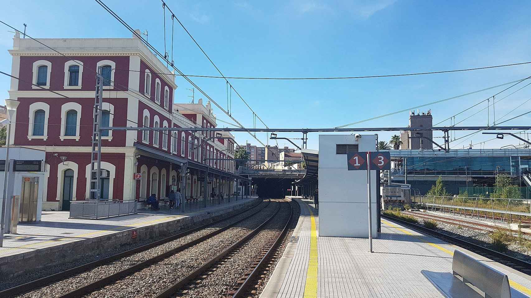 Una estación de la R4 de Rodalies en una imagen de archivo / RENFE