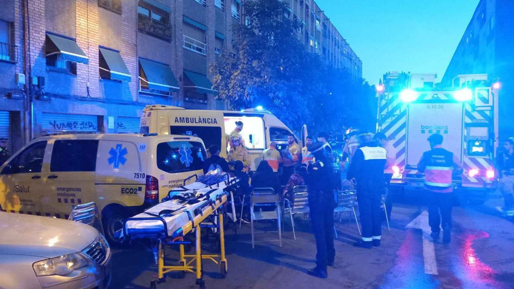 Un patinete eléctrico provoca un incendio en L'Hospitalet de Llobregat