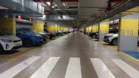 Interior del parking de Saba de la estación de Sants / MA