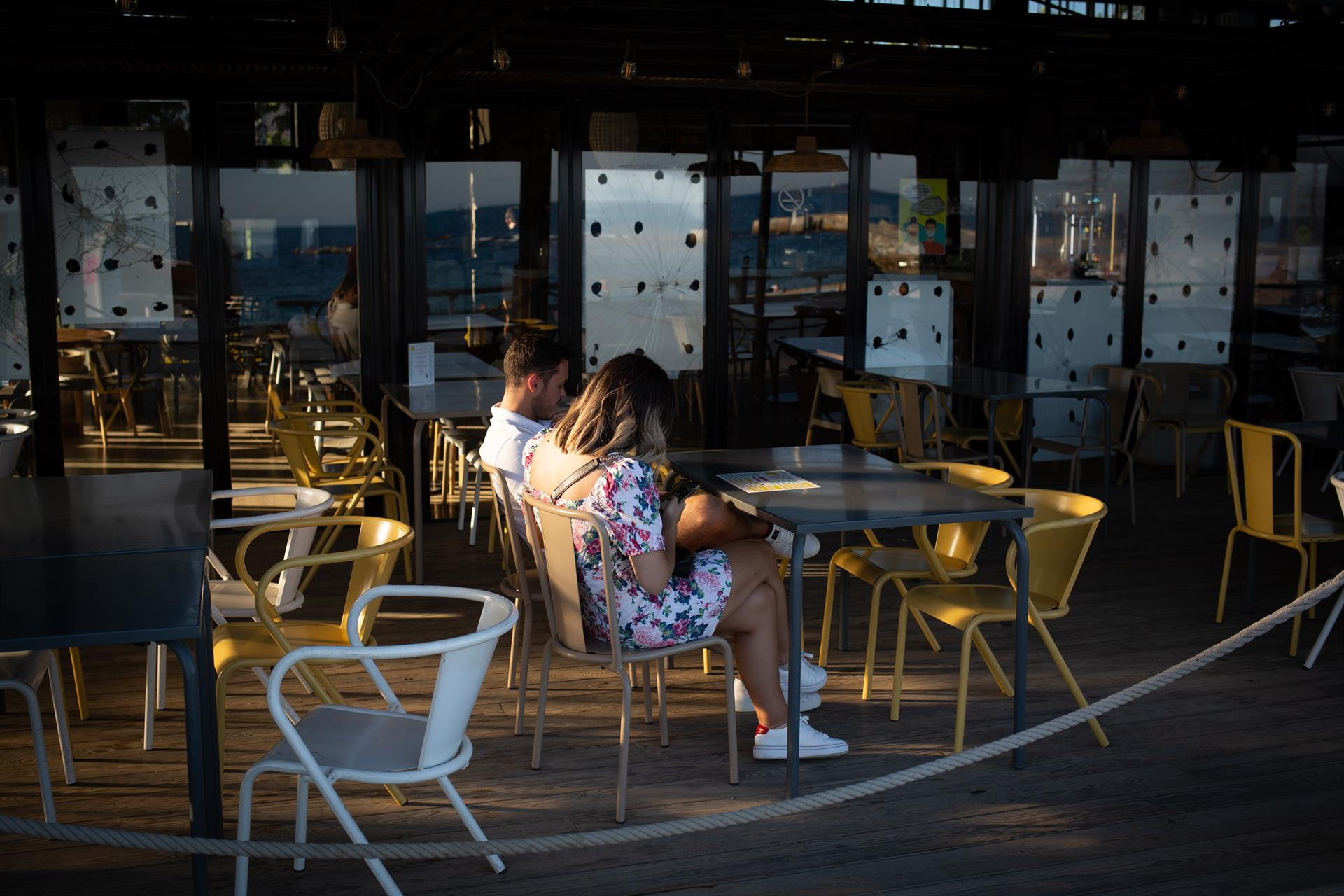 Una terraza de Barcelona en una imagen de archivo / EUROPA PRESS - David Zorrakino