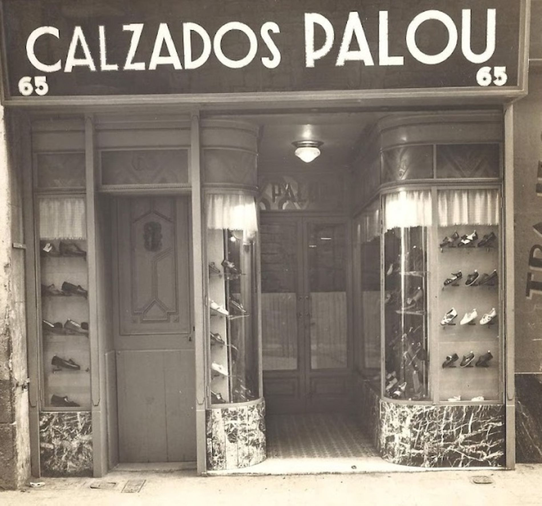 Calzados Palou, comercio histórico de Barcelona, en una imagen de archivo